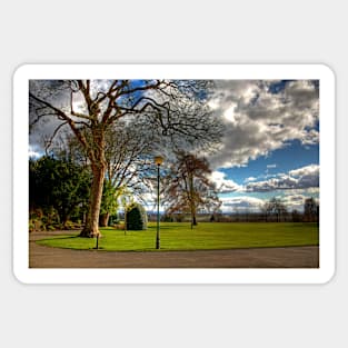 A corner of Pittencrieff Park Sticker